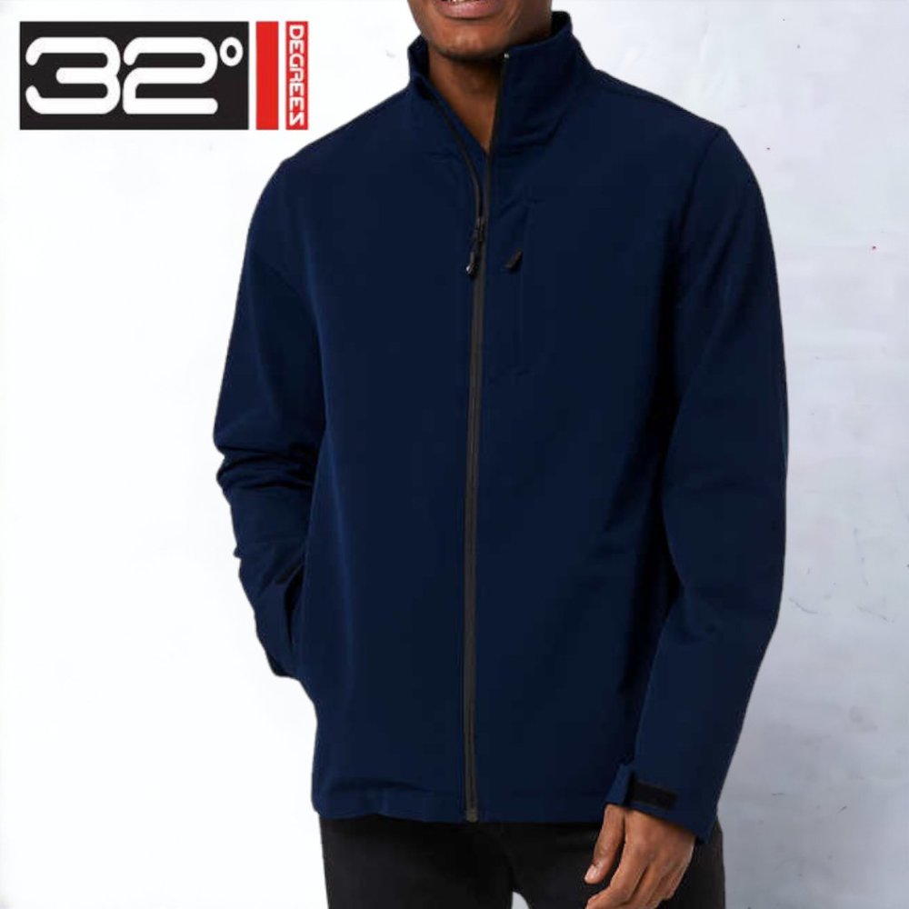32 Degrees Men’s BLUE Therma Pro Full Zip Jacket NWT